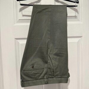 J.Crew Bowery Slim Stretch Chino - Size 30x30, Vintage Olive - LIKE NEW